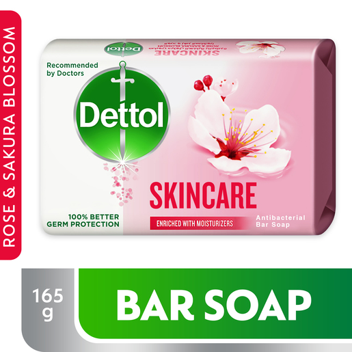 Dettol Skincare Anti-Bacterial Soap 165g 